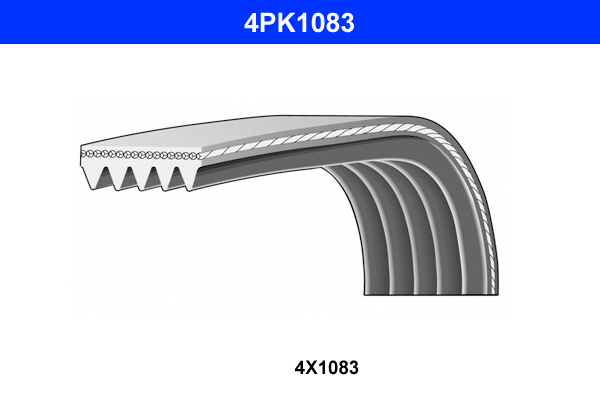 DAY-4-PK-1083 DAYCO 4 PK 1083 - Görsel 1