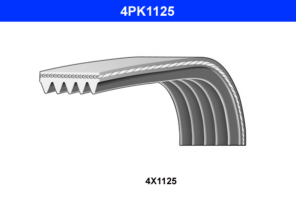 DAY-4-PK-1125 DAYCO 4 PK 1125 - Görsel 1