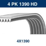 DAYCO 4 PK 1390 HD