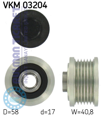 SKF-VKM03204 SKF VKM03204 - Görsel 1