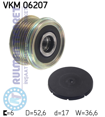 SKF-VKM06207 SKF VKM06207 - Görsel 1