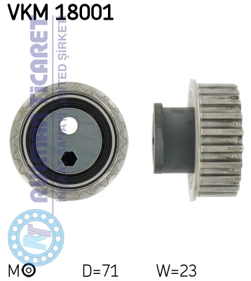 SKF-VKM18001 SKF VKM18001 - Görsel 1
