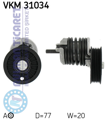 SKF-VKM31034 SKF VKM31034 - Görsel 1