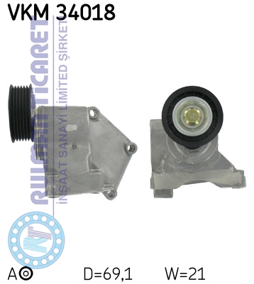 SKF-VKM34018 SKF VKM34018 - Görsel 1