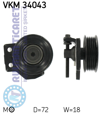 SKF-VKM34043 SKF VKM34043 - Görsel 1