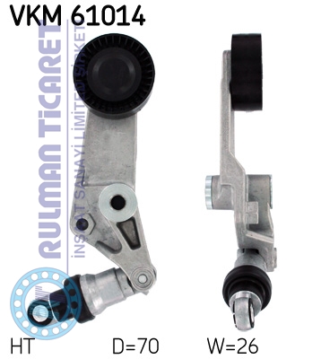 SKF-VKM61014 SKF VKM61014 - Görsel 1