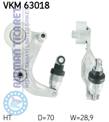 SKF-VKM63018 SKF VKM63018 - Görsel 1