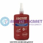 LOCTITE 243 BO 250 ml EFAT – Orta Mukavemetli Anaerobik Dişli Sıkıştırıcı